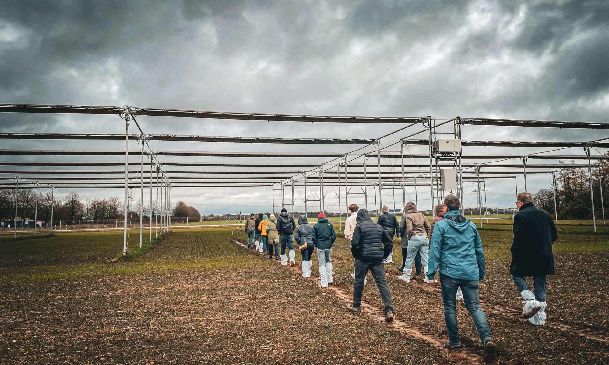 Agri-PV Versuchsanlage in Grub